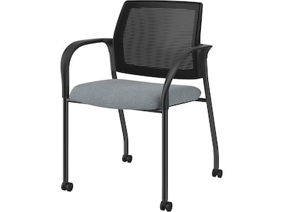 HON Ignition Mixed Materials Guest Chair, Basalt/Black (HONIS107IMAPX25)