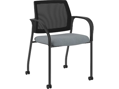 HON Ignition Mixed Materials Guest Chair, Basalt/Black (HONIS107IMAPX25)