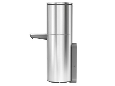 simplehuman Sensor Pump Max Universal Automatic Hand Soap/Sanitizer Dispenser, Silver (ST1500)