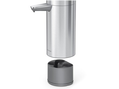 simplehuman sensor pump max Universal ST1500 Automatic Hand Soap/Hand Sanitizer Dispenser, Silver (ST1500)