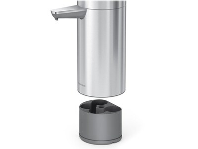 simplehuman Sensor Pump Max Universal Automatic Hand Soap/Sanitizer Dispenser, Silver (ST1500)