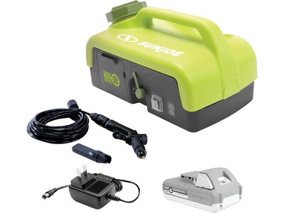 Sun Joe Go-Anywhere Portable Spray Washer Kit, 24V (24V-PSW25)