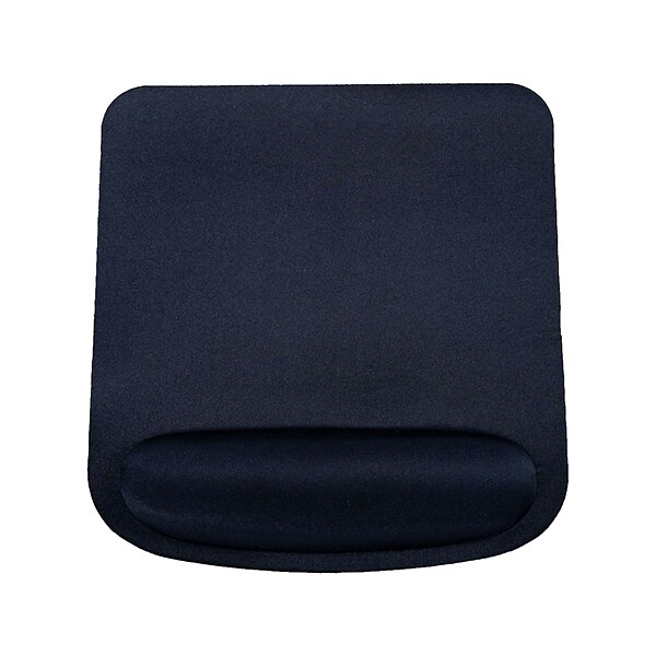 OTM Essentials Foam Non-Skid Mouse Pad With Wrist Rest, Navy (COB-A3CCA)