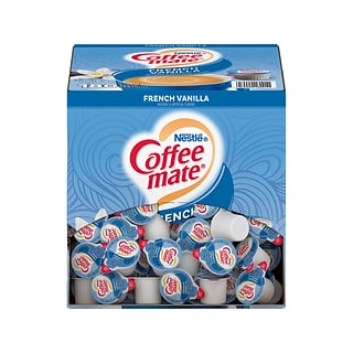 Coffee-mate French Vanilla Liquid Creamer, 0.38 Oz., 180/Box (35070)