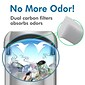 iTouchless Dual-Deodorizer Open-Top Stainless Steel Trash Can with no Lid, Brushed, 13 gal. (OL13STV)