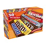 MARS Chocolate and Candy Full Size Variety Pack, 30 Count (220-00084)