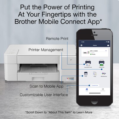 Brother INKvestment Tank MFC-J1205W Wireless Color All-in-One Inkjet Printer