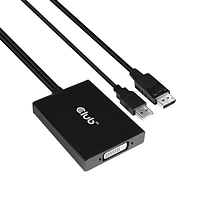 Club3D DisplayPort to Dual Link DVI-D adapter, Male/Female, CAC-1010