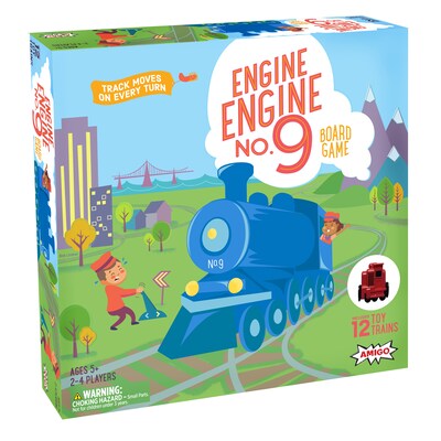 AMIGO Games Engine, Engine No. 9™ Board Game, Strategy, Grade K-12 (AMG18005)