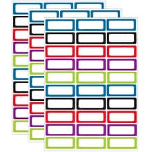Ashley Productions® Die-Cut Magnetic Foam Assorted Color Labels/Nameplates, 2.5 x 1, 30 Per Pack,