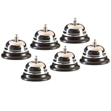 Ashley Productions Desk Call Bell, Steel, 6/Bundle (ASH10081-6)