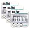 Ashley Productions® 100-Minute Big Time Too Up/Down Timer, White, 3 Pack (ASH10210-3)