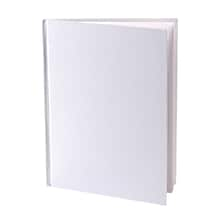 Ashley Hardcover Blank Book 6 x 8 Portrait, White, Pack of 12 (ASH10700-12)