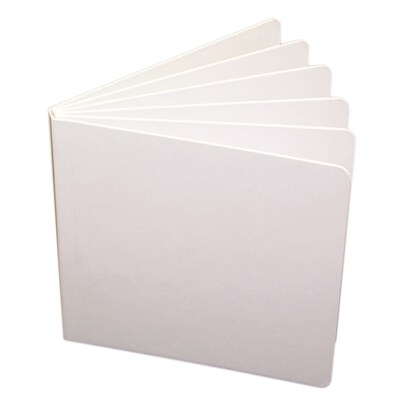 Ashley Blank Chunky Board Book, 5" x 5", White, Pack of 6 (ASH10704-6)