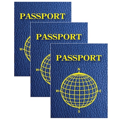 Ashley Productions Blank Passports, 12 Per Pack, 3 Packs (ASH10708-3)