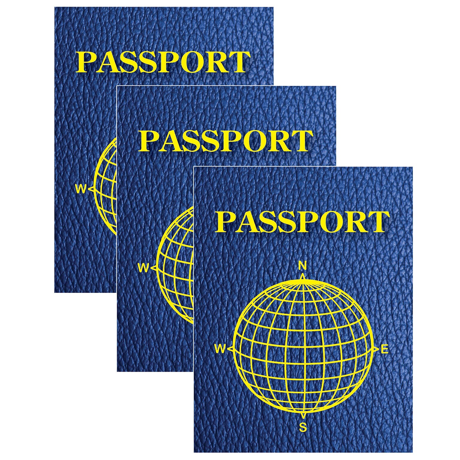 Ashley Productions Blank Passports, 12 Per Pack, 3 Packs (ASH10708-3)