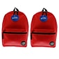 Bazic Basic Backpack, 2/Pack, Red (BAZ1032-2)