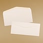 JAM Paper Strathmore #10 Business Envelope, 4 1/8" x 9 1/2", Natural White, 50/Pack (191170I)