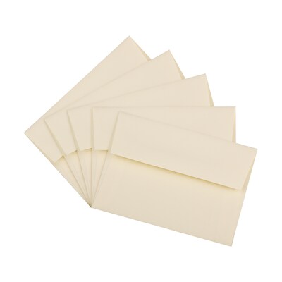 JAM Paper A1 Invitation Envelope, 3 5/8" x 5 1/8", Ivory Wove, 250/Box (191133H)