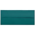 JAM Paper #10 Business Envelope, 4 1/8 x 9 1/2, Teal Blue, 25/Pack (63924024)