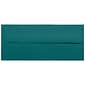 JAM Paper #10 Business Envelope, 4 1/8" x 9 1/2", Teal Blue, 25/Pack (63924024)