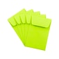 JAM Paper #1 Coin Business Colored Envelopes, 2.25 x 3.5, Ultra Lime Green, 25/Pack (352827826)