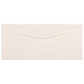 JAM Paper Strathmore #10 Business Envelope, 4 1/8 x 9 1/2, Natural White, 50/Pack (191170I)