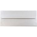 JAM Paper Open End #10 Business Envelope, 4 1/8 x 9 1/2, Metallic Silver, 50/Pack (SD5360 06I)