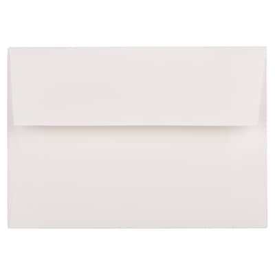 JAM Paper 4Bar A1 Strathmore Invitation Envelopes, 3.625 x 5.125, Bright White Wove, 50/Pack (900928