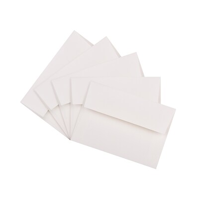 JAM Paper 4Bar A1 Strathmore Invitation Envelopes, 3.625 x 5.125, Bright White Wove, 50/Pack (900928601I)