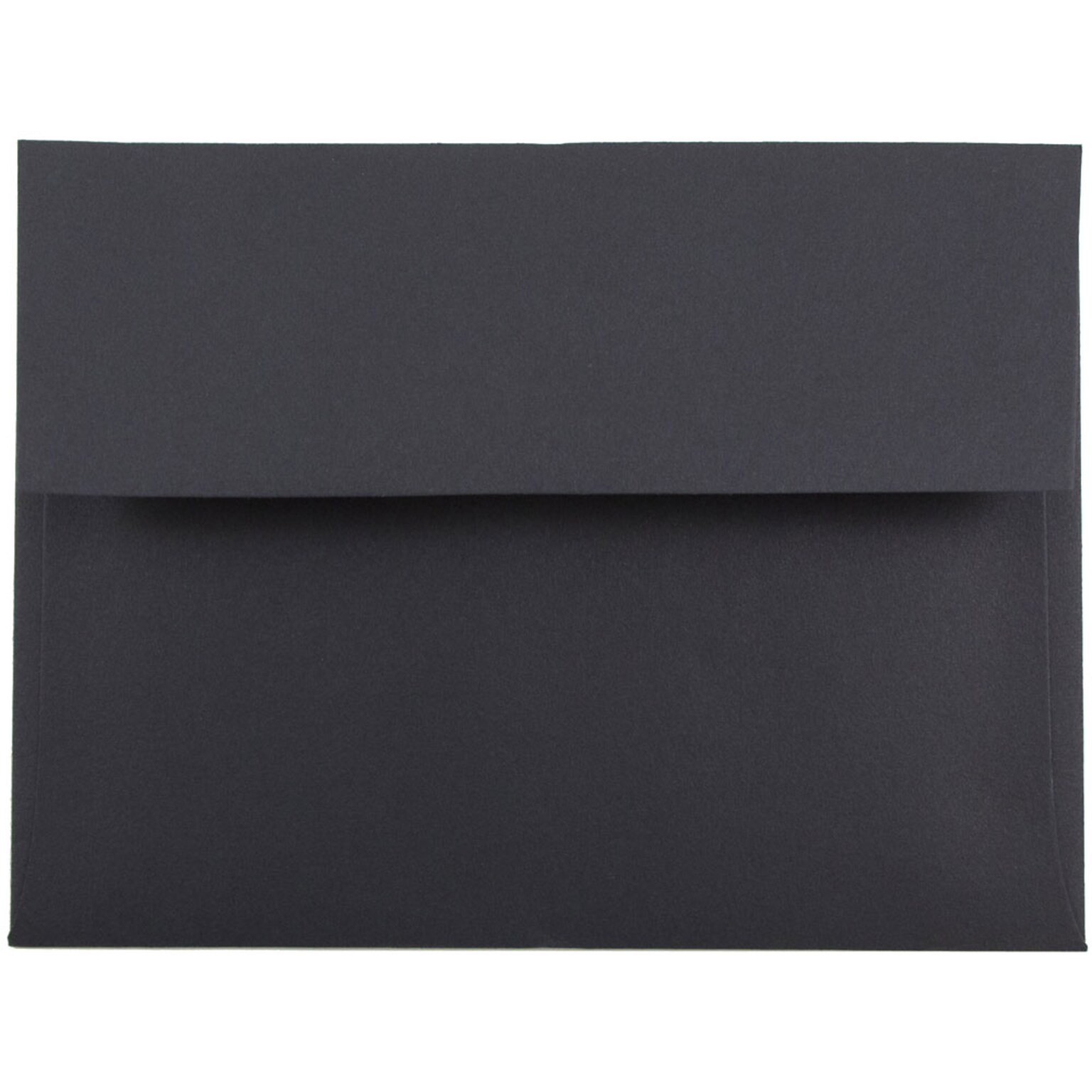 JAM Paper A6 Invitation Envelopes, 4.75 x 6.5, Black, 50/Pack (22115363I)