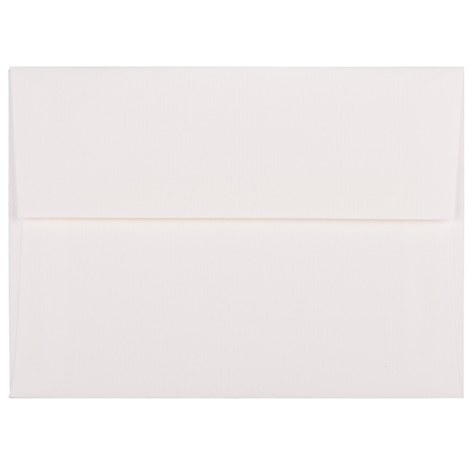 JAM Paper A6 Strathmore Invitation Envelopes, 4.75 x 6.5, Bright White Laid, 50/Pack (STTL661I)