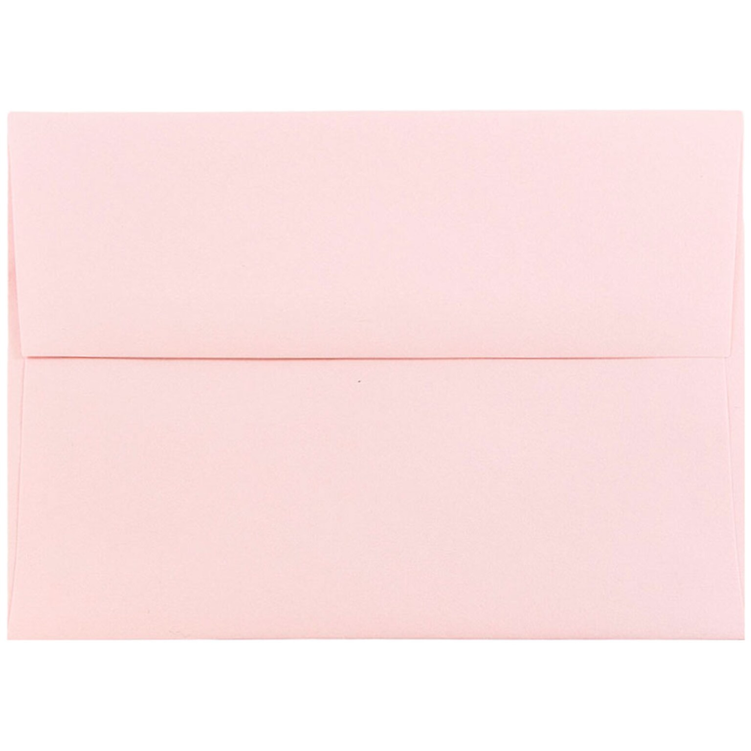 JAM Paper A6 Invitation Envelopes, 4.75 x 6.5, Baby Pink, 50/Pack (155625I)