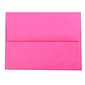 JAM Paper A2 Colored Invitation Envelopes, 4.375 x 5.75, Ultra Fuchsia Pink, 50/Pack (12844I)