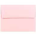 JAM Paper A2 Invitation Envelopes, 4.375 x 5.75, Baby Pink, Bulk 250/Box (155623H)