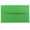 JAM Paper A10 Colored Invitation Envelopes, 6 x 9.5, Green Recycled, Bulk 250/Box (35633H)