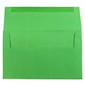 JAM Paper A10 Colored Invitation Envelopes, 6 x 9.5, Green Recycled, Bulk 250/Box (35633H)