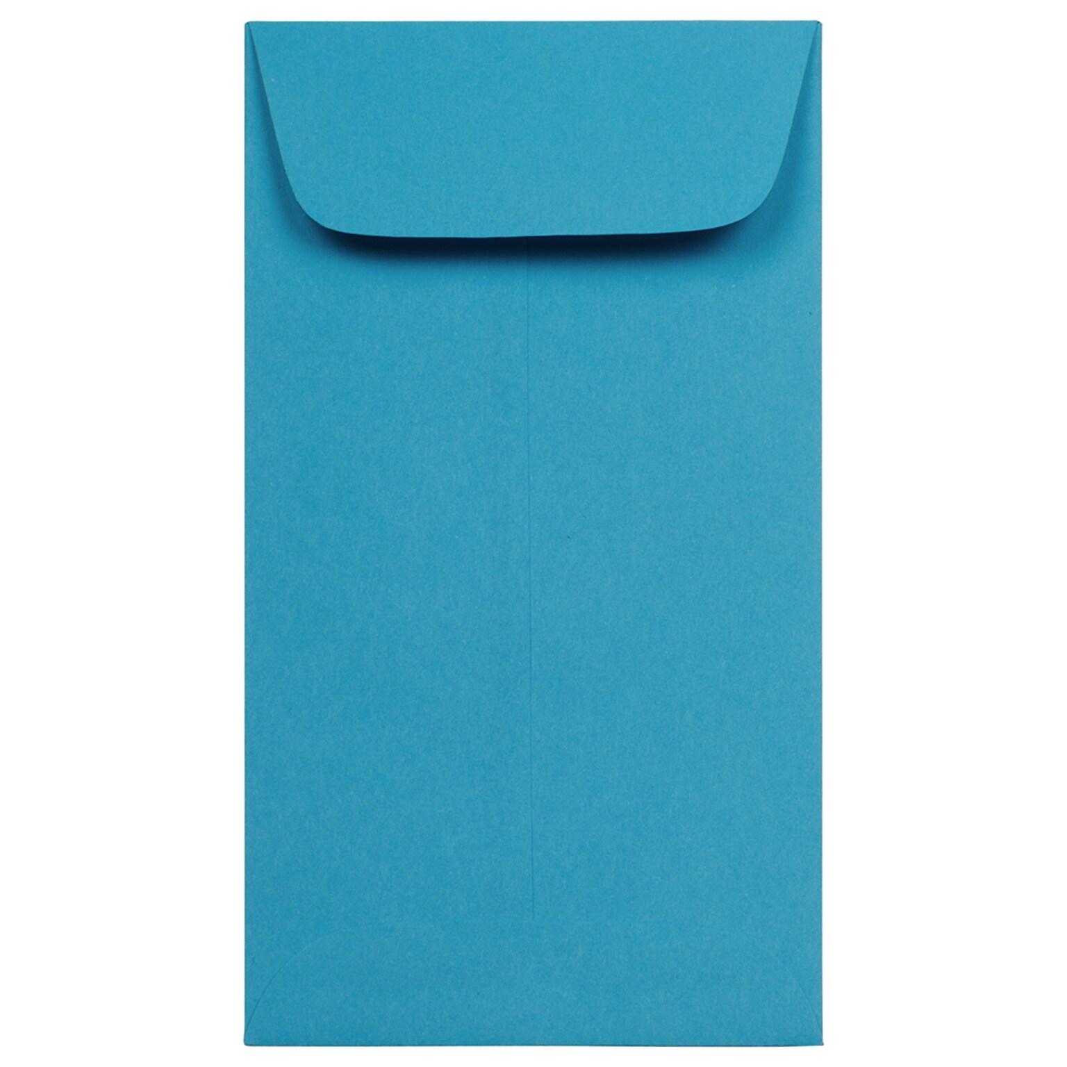 JAM Paper #6 Coin Business Colored Envelopes, 3.375 x 6, Blue Recycled, 50/Pack (356730559i)