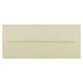 JAM Paper Strathmore Open End #10 Business Envelope, 4 1/8 x 9 1/2, Ivory Wove, 500/Pack (191165H)