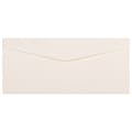JAM Paper Strathmore Open End #10 Business Envelope, 4 1/8 x 9 1/2, Natural White, 500/Box (191170