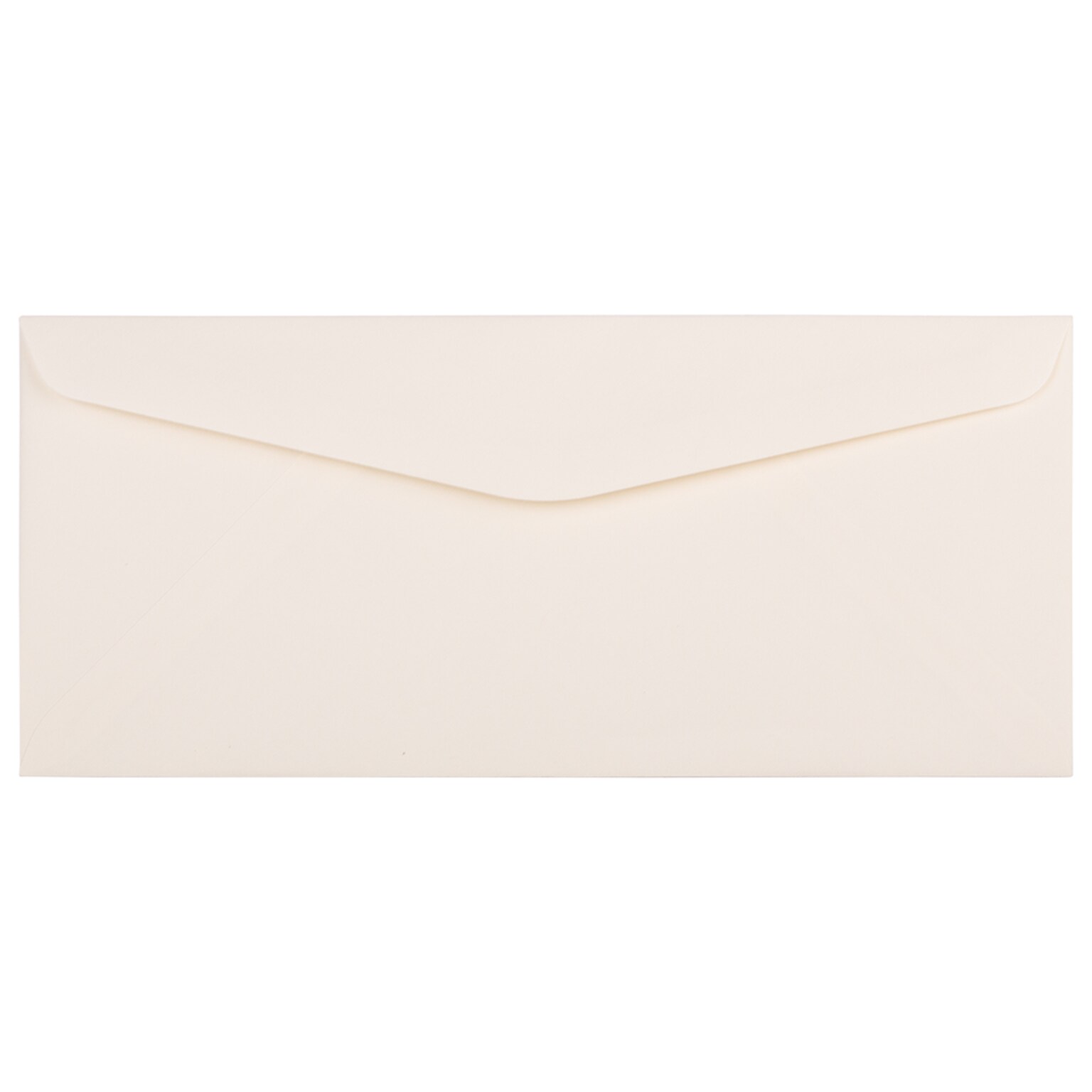 JAM Paper Strathmore Open End #10 Business Envelope, 4 1/8 x 9 1/2, Natural White, 500/Box (191170H)