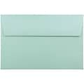 JAM Paper A9 Invitation Envelopes, 5.75 x 8.75, Aqua Blue, 25/Pack (157461)