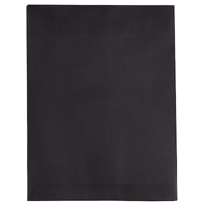 JAM Paper 10 x 13 Open End Catalog Envelopes, Black, 50/Pack (87733i)
