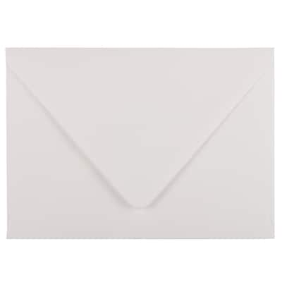 JAM Paper A7 Invitation Envelopes with Euro Flap, 5.25 x 7.25, White, 25/Pack (40234670)