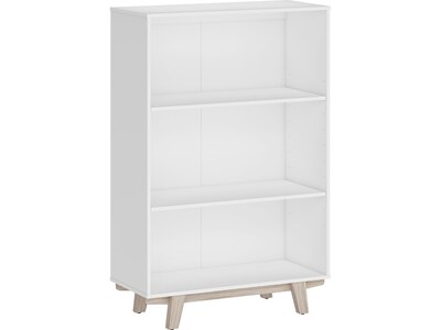 Thomasville Furniture Whitney 3-Shelf 48"H Bookcase, White (SPLS-WHBK-TV)