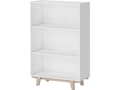 Thomasville Furniture Whitney 3-Shelf 48"H Bookcase, White (SPLS-WHBK-TV)