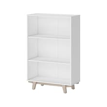 Thomasville Furniture Whitney 3-Shelf 48H Bookcase, White (SPLS-WHBK-TV)