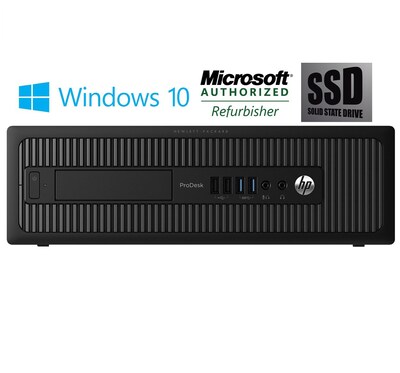 Refurbished HP 600 G1 Small Form Factor Core I5 4570 3.2GHz 16GB Ram 240GB Solid State Drive Windows 10 Pro