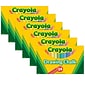 Crayola Drawing Chalk, Assorted Colors, 24 Per Box, 6 Boxes (BIN510404-6)