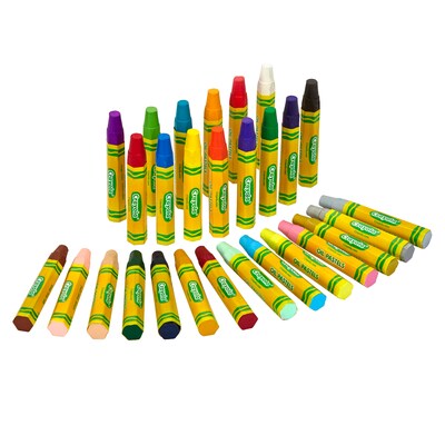 Crayola Oil Pastels, Assorted Colors, 28/Box, 6 Boxes/Bundle (BIN524628-6)